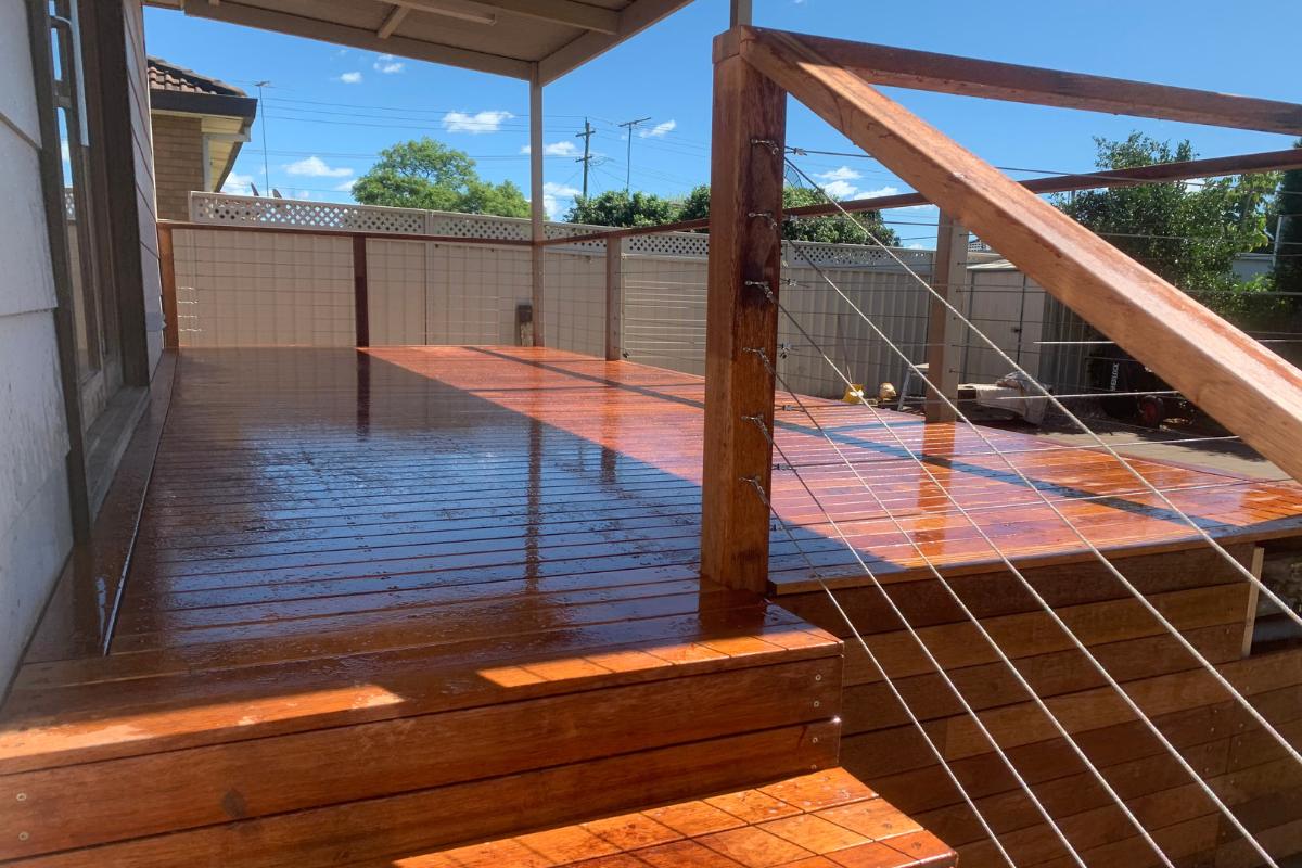 deck construction blue mountains