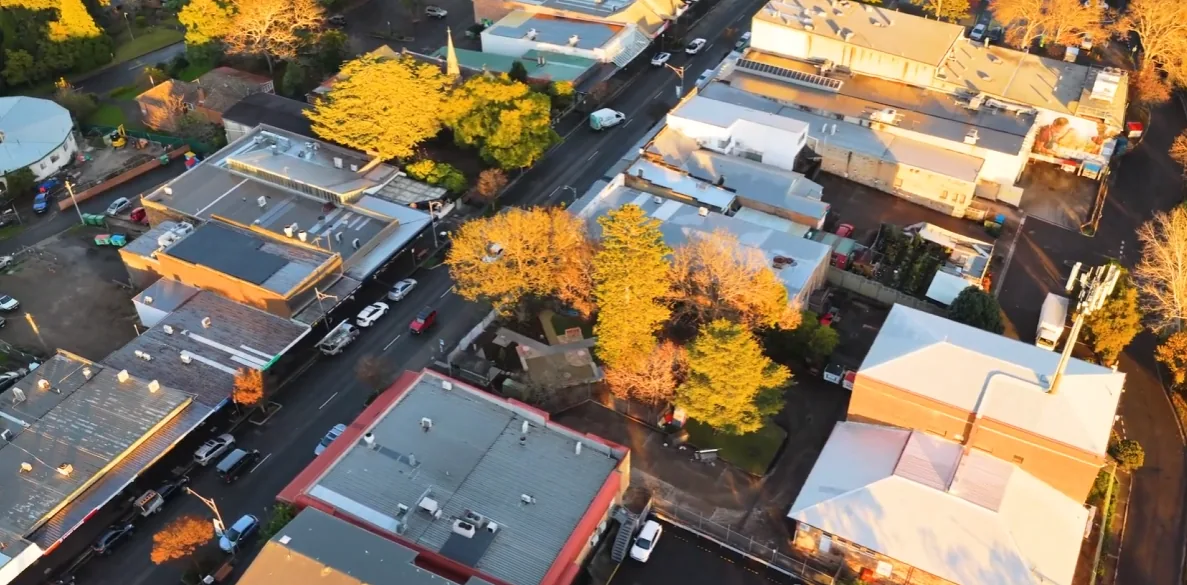 Telstra Park upgrade in the Springwood town centre streetscape