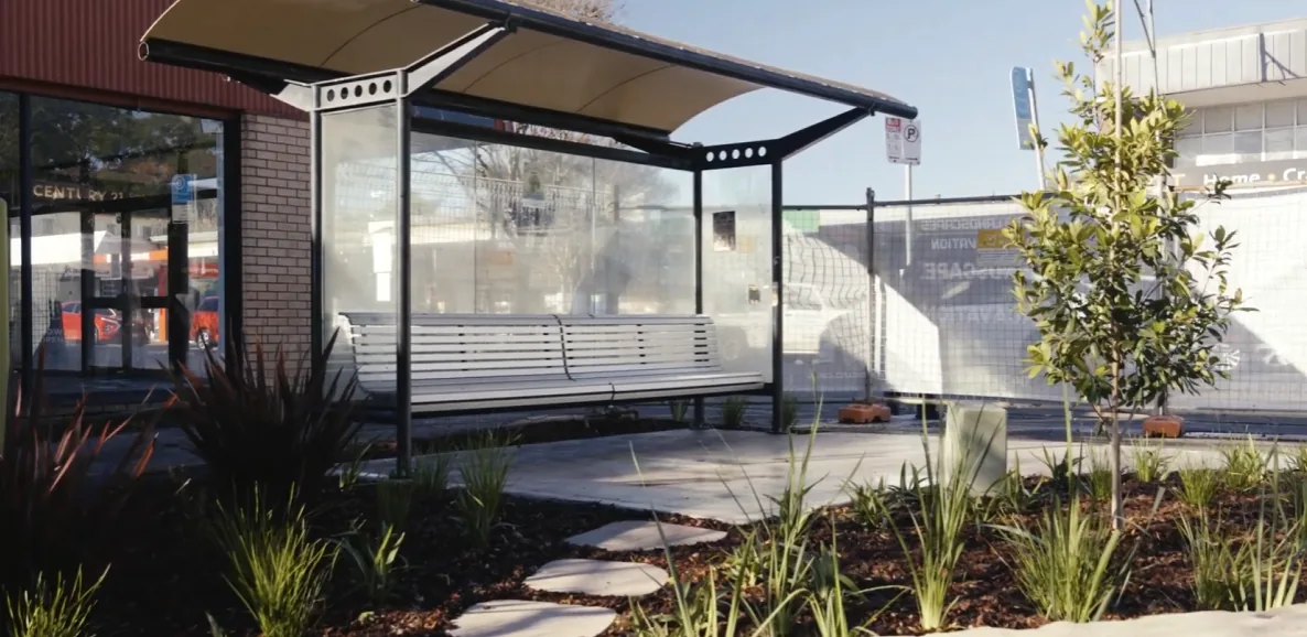 New accessible pathway and shelter at Telstra Park Springwood